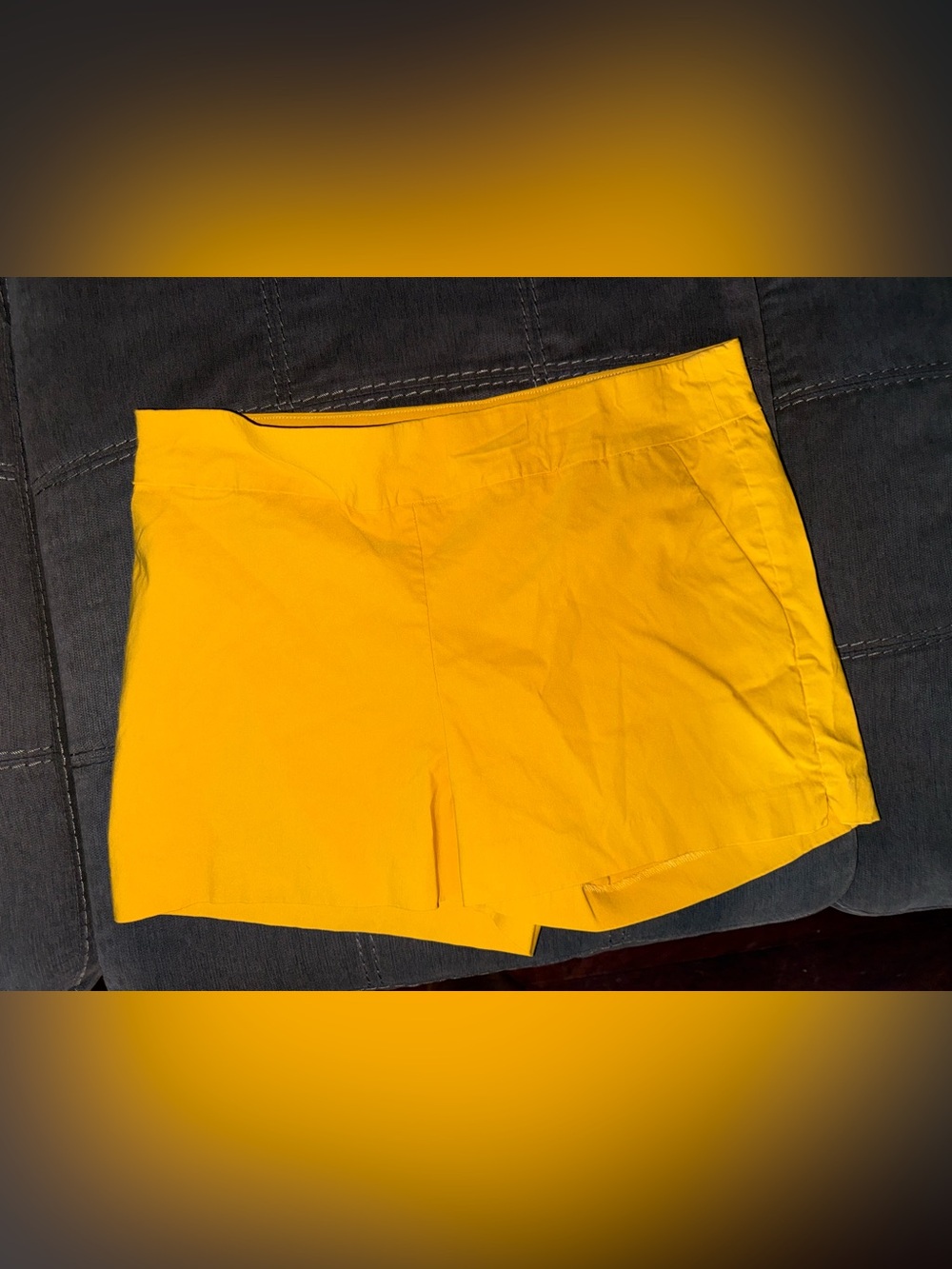 New York & Company Bright Yellow Women’s Shorts